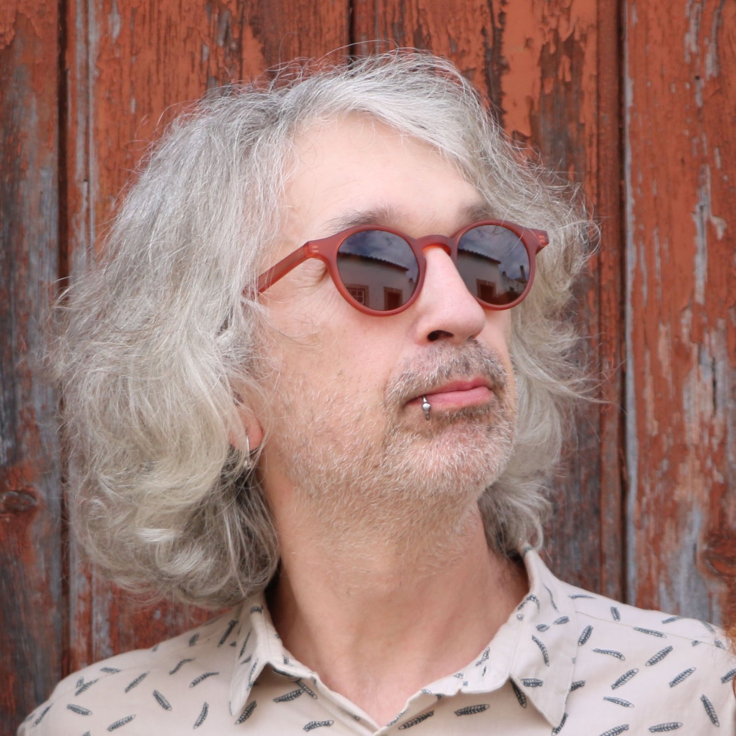 Martim Sunglasses - Orange Brick