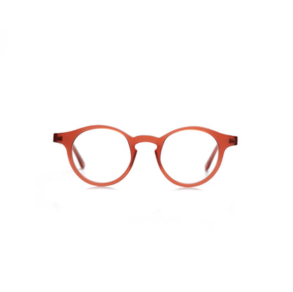 Martim Glasses with Blue Light Filter - Orange Brick