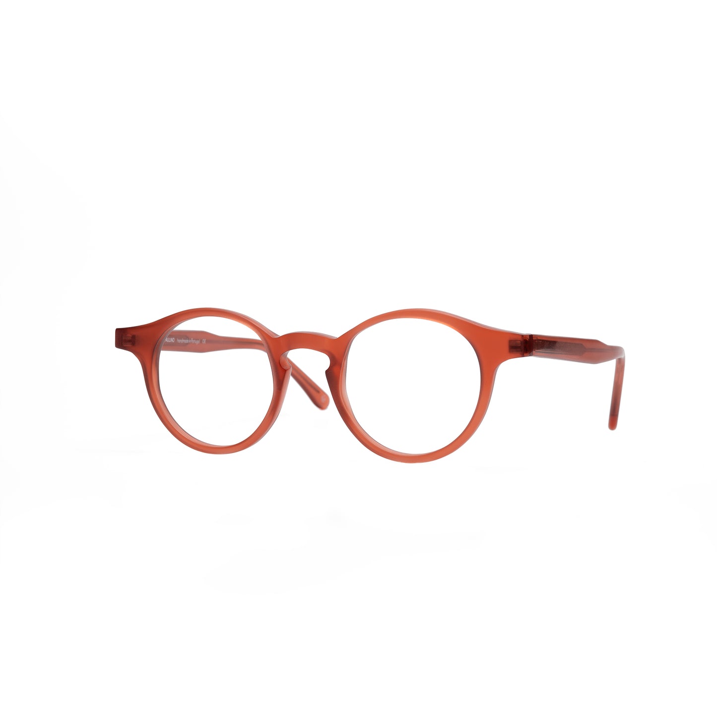 Martim Glasses with Blue Light Filter - Orange Brick