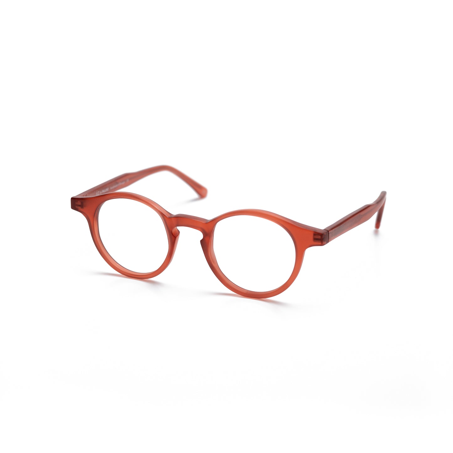 Martim Glasses with Blue Light Filter - Orange Brick